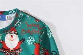 img 1 attached to SSLR Crewneck Pullover Christmas Sweatshirt - Trendy Boys' Fashion Hoodies & Sweatshirts