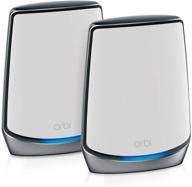 netgear orbi rbk852: tri-band mesh wifi 6 system for whole home coverage, 5,000 sq. ft. range, 100+ devices, ax6000 speed, renewed logo