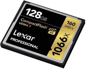 img 1 attached to Lexar Professional CompactFlash Card 128GB 2-Pack: High-Speed 1066x with up to 160MB/s Read for Pro Photographers, Videographers, Enthusiasts