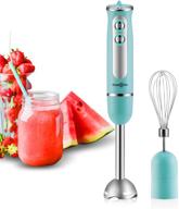 auxcuiso stick immersion hand blender - powerful 500 watts, 8 speeds, 2 in 1 whisk attachment - ultimate emersion blender логотип