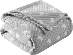 img 2 attached to Vabeyrr Jacquard Blankets Reversible Lightweight Bedding