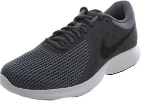 img 4 attached to 👟 NIKE Revolution Running Shoe - Black/Dark Grey/White