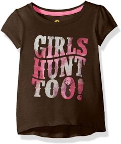 img 1 attached to 👧 Medium Sleeve Carhartt Girls' Clothing for Little Girls