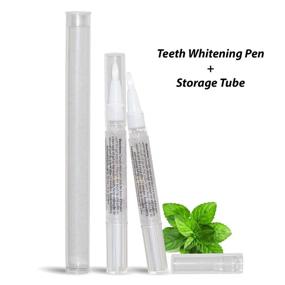 img 4 attached to 🦷 Bright White Smiles Teeth Whitening Pen - 35% Carbamide Peroxide, Made in USA, 2cc Whitener Kit with Storage Tube