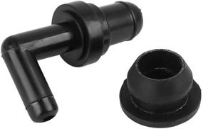 img 3 attached to 🚗 Enhance Performance with X AUTOHAUX PCV Valve Grommet Kit 90° for Acura & Honda (17130-PK1-003 17130-PM6-003)