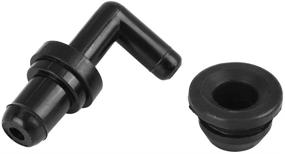 img 4 attached to 🚗 Enhance Performance with X AUTOHAUX PCV Valve Grommet Kit 90° for Acura & Honda (17130-PK1-003 17130-PM6-003)