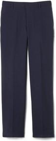 img 4 attached to 👖 Comfortable and Stylish French Toast Boys' Adjustable Waist Flannel Straight Leg Dress Pant