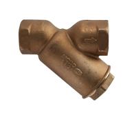 apollo valve bronze y strainer tapped logo