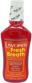 img 3 attached to 🌬️ 3-Pack of Original Cinnamon Lavoris Fresh Breath Mouthwash - 16.9 oz Bottles for Long-Lasting Freshness