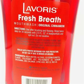 img 1 attached to 🌬️ 3-Pack of Original Cinnamon Lavoris Fresh Breath Mouthwash - 16.9 oz Bottles for Long-Lasting Freshness