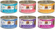 🐱 weruva classic cat patés: sampler pack of grain-free natural wet pate canned cat food (3 oz, pack of 24 cans) логотип