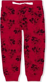 img 3 attached to 👖 Boys' Disney Mickey Elastic Waist Drawstring Sweatpants: Clothing and Pants