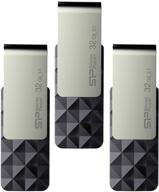 💾 silicon power 32gb-blaze b30 usb 3.0/3.1 gen1 usb flash drive, triple pack logo