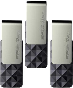 img 4 attached to 💾 Silicon Power 32GB-Blaze B30 USB 3.0/3.1 Gen1 USB Flash Drive, Triple Pack