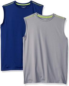 img 1 attached to Майка для мальчиков "Boys' Active Performance Muscle Tank Tops" от Amazon Essentials.