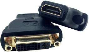 img 3 attached to Traodin HDMI-DVI переходник с золотым покрытием - мультимедийный конвертер - HDMI Ж/DVI Ж - 1 шт