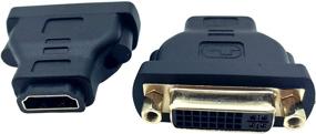 img 4 attached to Traodin HDMI-DVI переходник с золотым покрытием - мультимедийный конвертер - HDMI Ж/DVI Ж - 1 шт