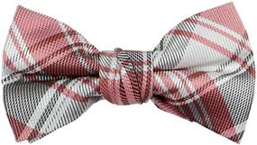 img 4 attached to 🎀 Stylish and Convenient: Spring Notion Boys' Pre-tied Woven Bow Tie for Effortless Elegance
