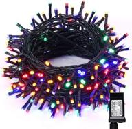 🎄 multicolor toodour led christmas lights - 82ft 200 led string lights with 8 modes, timer & low voltage: ideal for christmas, home, garden, party, holiday & tree decorations logo