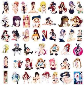 img 1 attached to 🐰 Bundle of 100 No-Duplicate Cute Sexy Bunny Girl Stickers - Anime-inspired Decals for Adults: Laptop, Water Bottle, Skateboard, and more!