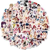 🐰 bundle of 100 no-duplicate cute sexy bunny girl stickers - anime-inspired decals for adults: laptop, water bottle, skateboard, and more! logo