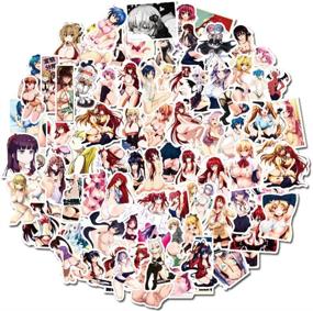 img 4 attached to 🐰 Bundle of 100 No-Duplicate Cute Sexy Bunny Girl Stickers - Anime-inspired Decals for Adults: Laptop, Water Bottle, Skateboard, and more!