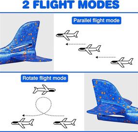 img 2 attached to ✈️ IJO Airplane Toys - 17.5" Plane for Outdoor Play, Ideal Kids Gift