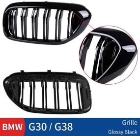 img 1 attached to Huichi Replacement Kidney Grille Compatible Exterior Accessories