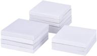 12-pack mini canvas panels for painting craft drawing - ideal size 3 x 3 inch logo