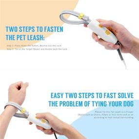 img 3 attached to 🐾 Hands-Free Pet Leash: 6ft Long, Anti-Slip Design for Control, Safety & Training of Dogs and Cats