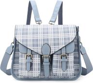 stylish and versatile women's crossbody purse backpack: zocai pu leather design satchel bag logo