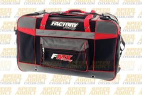 img 3 attached to 🔴 Фирменная сумка Factory FMX Motorcross Gear Bag XLarge - красная, идеальное хранилище для энтузиастов экстремальных видов спорта.