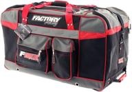 🔴 фирменная сумка factory fmx motorcross gear bag xlarge - красная, идеальное хранилище для энтузиастов экстремальных видов спорта. логотип