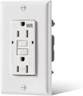 🔌 15 amp gfci outlet receptacle with added resistance logo