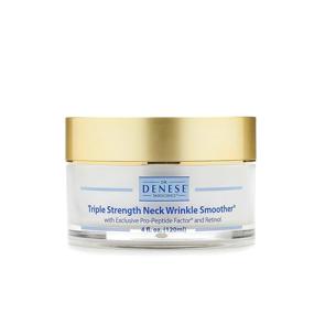 img 4 attached to Dr. Denese SkinScience Triple Strength Neck Wrinkle Smoother - Tighten and Firm Your Neck with Enhanced Peptide Technology, Retinol, Marine Collagen, Jojoba & More - Paraben-Free, Cruelty-Free - 4oz