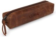 londo genuine leather zipper pen organization, storage & transport logo