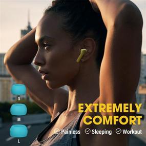 img 1 attached to 🎧 NYZ Apollo 1 True Wireless Earbuds: Enhanced Hi-Fi Stereo Headphones with ENC Call Noise Reduction, 40H Playtime, APTX, Sweat Proof - Perfect for Workout, Home, Office, Travel