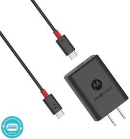 img 3 attached to 🔌 Motorola TurboPower 45W USB-C Charger: High-Powered Charging for Motorola One Hyper, USB-C Laptops, and More