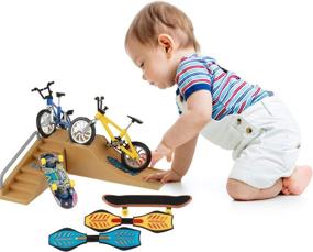 img 2 attached to Ideallife Finger Skateboards Replacement Wheels Toy Remote Control & Play Vehicles