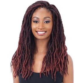 img 4 attached to FreeTress Synthetic Crochet Braids 4 PACK Hair Care for Hair Extensions, Wigs & Accessories