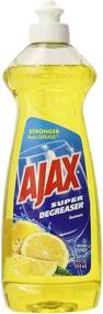 img 2 attached to 🍋 Unleash the Cleaning Power of Ajax Super Degreaser Dish Liquid, Lemon - 14 Fluid Ounce!