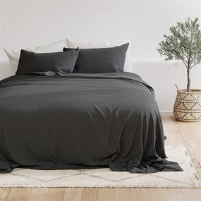 img 4 attached to 🛏️ Linen Market ienjoy Home Hotel Collection Luxury Soft Brushed Bed Sheet Set, Hypoallergenic, Deep Pocket, Queen Size, Gray (BLL-4PC-QUEEN-GRAY)