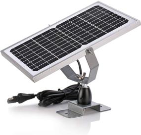 img 4 attached to 🔋 Efficient 12V Waterproof Solar Battery Trickle Charger & Maintainer - SUNER POWER 10 Watts Solar Panel with Intelligent MPPT Solar Charge Controller