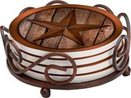 authentic texas barnwood thirstystone stoneware coaster for ultimate protection логотип