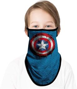 img 1 attached to 🧣 Boys' Accessories - Gaiter Loops Bandana for Enhanced Protection