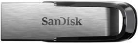 img 1 attached to SanDisk Ultra Flair 128 ГБ серебристая USB-флешка: Надежное и высокоскоростное хранилище.