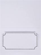 📋 gartner studios gray foil place cards, 50-set, 3.75” x 2.5” logo