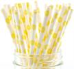 lemon party straws pack decorations logo
