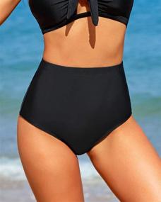 img 2 attached to Tempt Me Women's Clothing: High Waist Control Swimwear Bottoms & Cover Ups