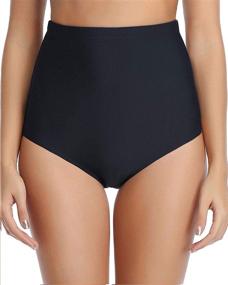 img 4 attached to Tempt Me Women's Clothing: High Waist Control Swimwear Bottoms & Cover Ups